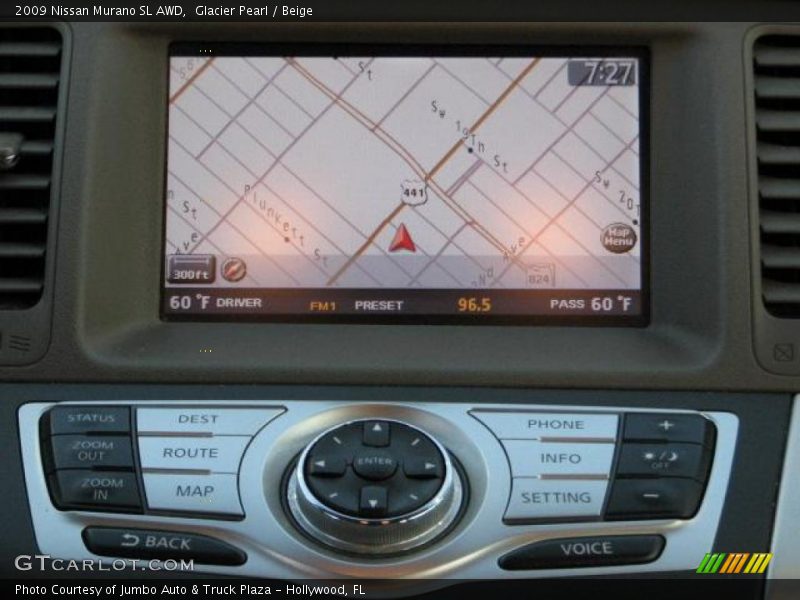 Glacier Pearl / Beige 2009 Nissan Murano SL AWD