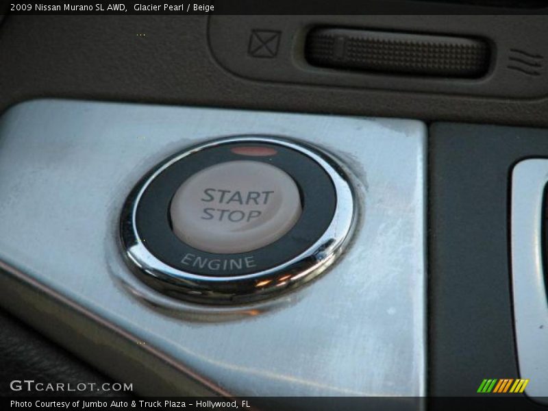 Glacier Pearl / Beige 2009 Nissan Murano SL AWD