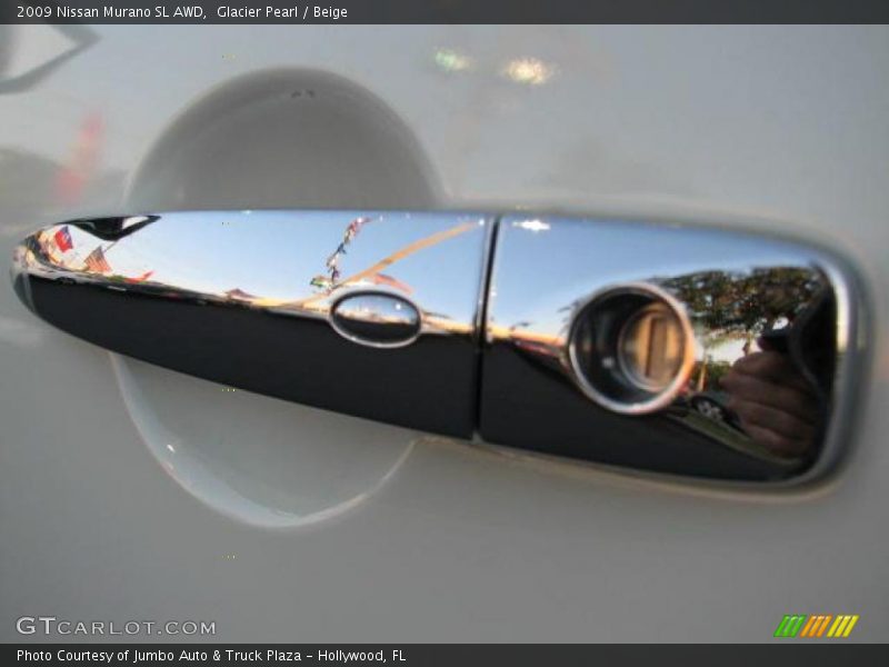 Glacier Pearl / Beige 2009 Nissan Murano SL AWD