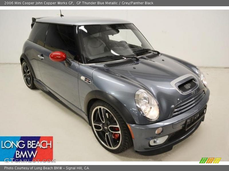 GP Thunder Blue Metallic / Grey/Panther Black 2006 Mini Cooper John Copper Works GP