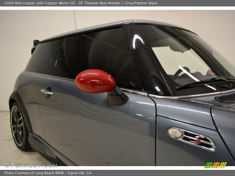 GP Thunder Blue Metallic / Grey/Panther Black 2006 Mini Cooper John Copper Works GP