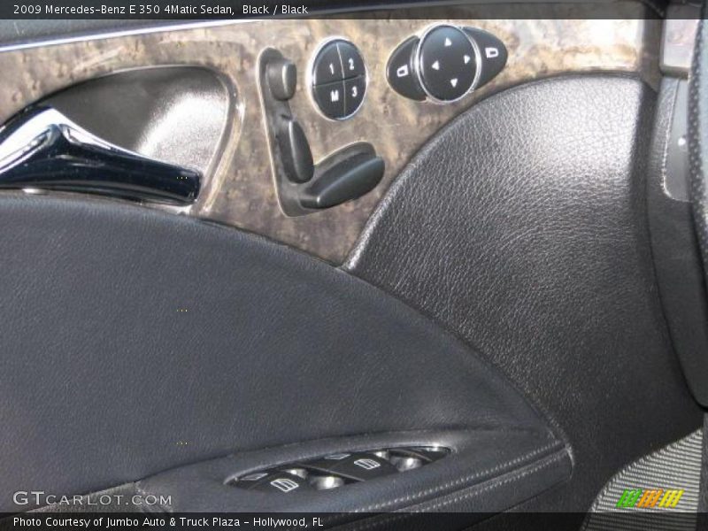 Black / Black 2009 Mercedes-Benz E 350 4Matic Sedan