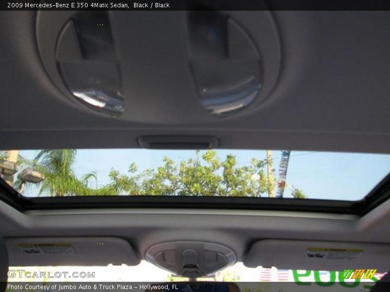 Black / Black 2009 Mercedes-Benz E 350 4Matic Sedan