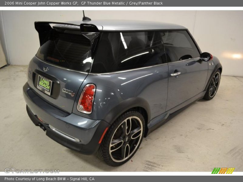 GP Thunder Blue Metallic / Grey/Panther Black 2006 Mini Cooper John Copper Works GP