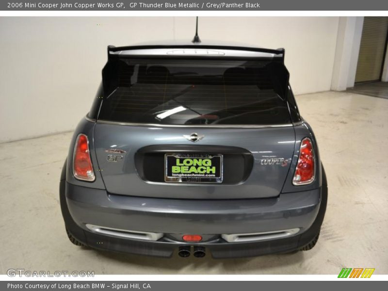 GP Thunder Blue Metallic / Grey/Panther Black 2006 Mini Cooper John Copper Works GP