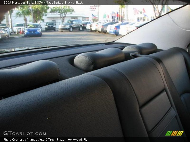 Black / Black 2009 Mercedes-Benz E 350 4Matic Sedan