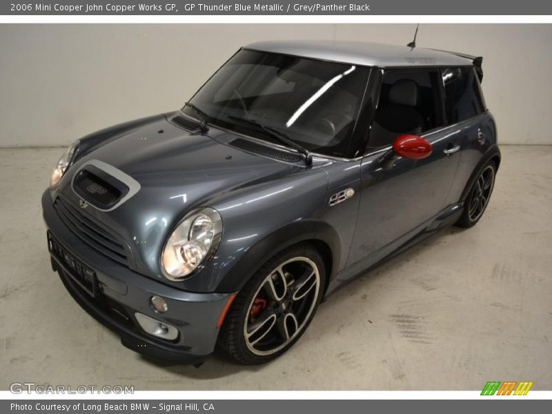 GP Thunder Blue Metallic / Grey/Panther Black 2006 Mini Cooper John Copper Works GP