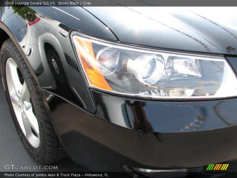 Ebony Black / Gray 2006 Hyundai Sonata GLS V6