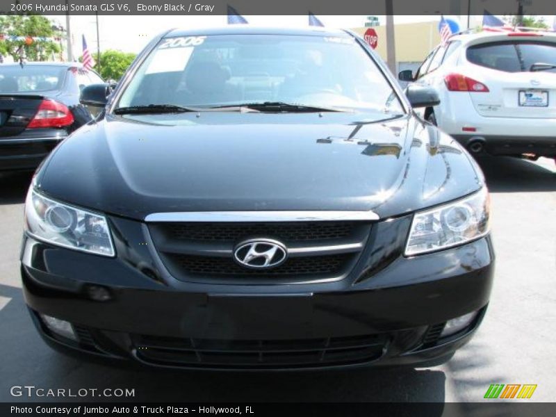 Ebony Black / Gray 2006 Hyundai Sonata GLS V6