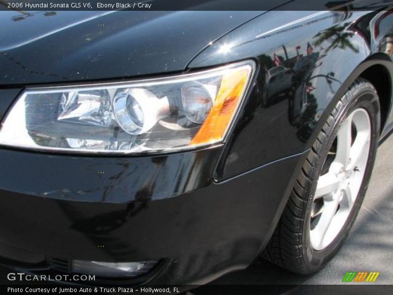 Ebony Black / Gray 2006 Hyundai Sonata GLS V6