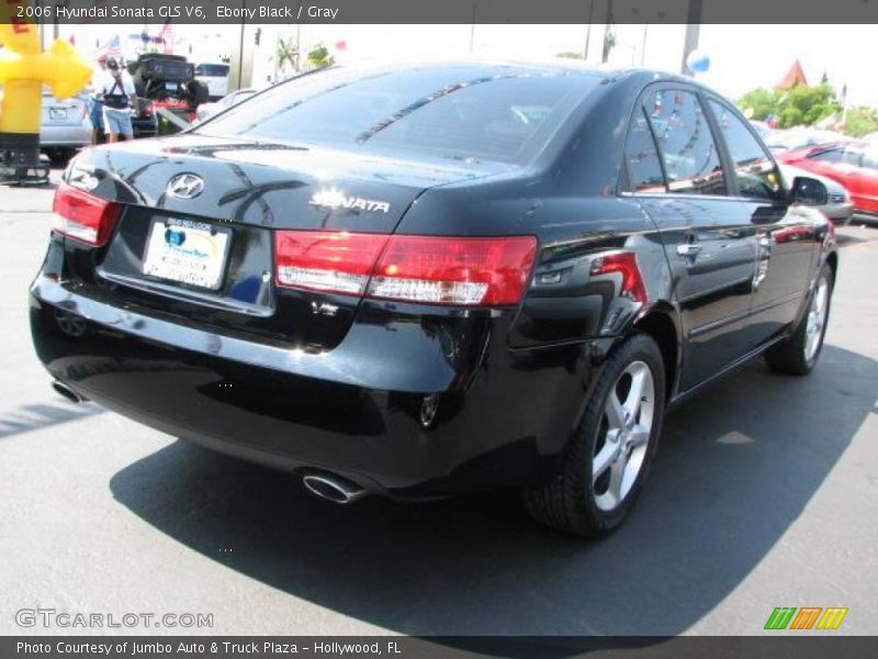 Ebony Black / Gray 2006 Hyundai Sonata GLS V6