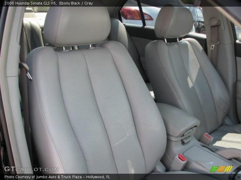 Ebony Black / Gray 2006 Hyundai Sonata GLS V6