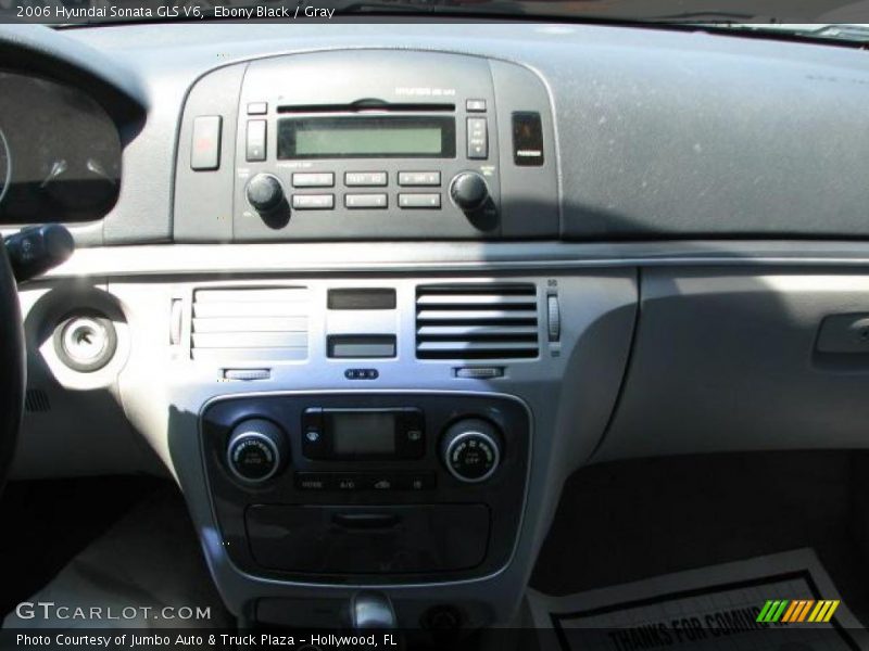 Ebony Black / Gray 2006 Hyundai Sonata GLS V6