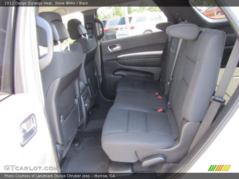 Stone White / Black 2011 Dodge Durango Heat