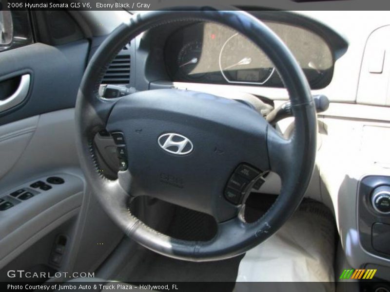 Ebony Black / Gray 2006 Hyundai Sonata GLS V6