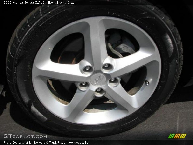 Ebony Black / Gray 2006 Hyundai Sonata GLS V6