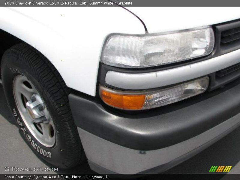 Summit White / Graphite 2000 Chevrolet Silverado 1500 LS Regular Cab