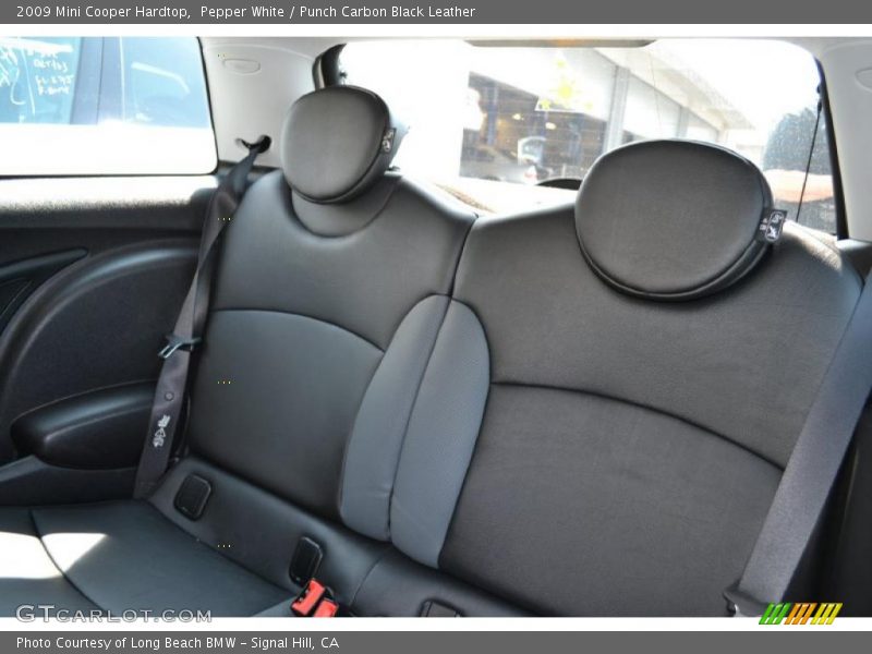 Pepper White / Punch Carbon Black Leather 2009 Mini Cooper Hardtop