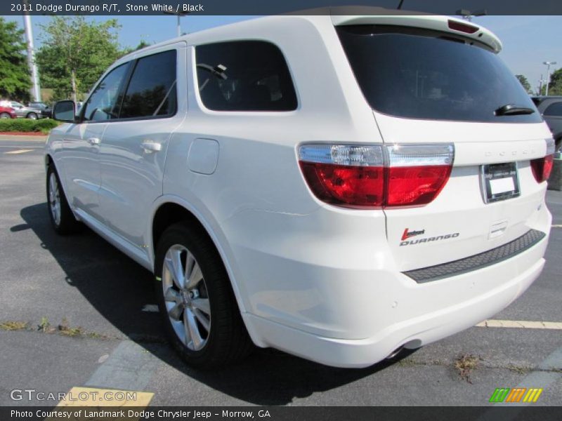 Stone White / Black 2011 Dodge Durango R/T