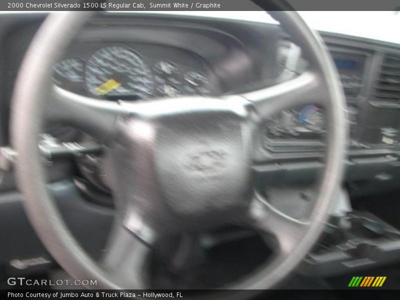 Summit White / Graphite 2000 Chevrolet Silverado 1500 LS Regular Cab