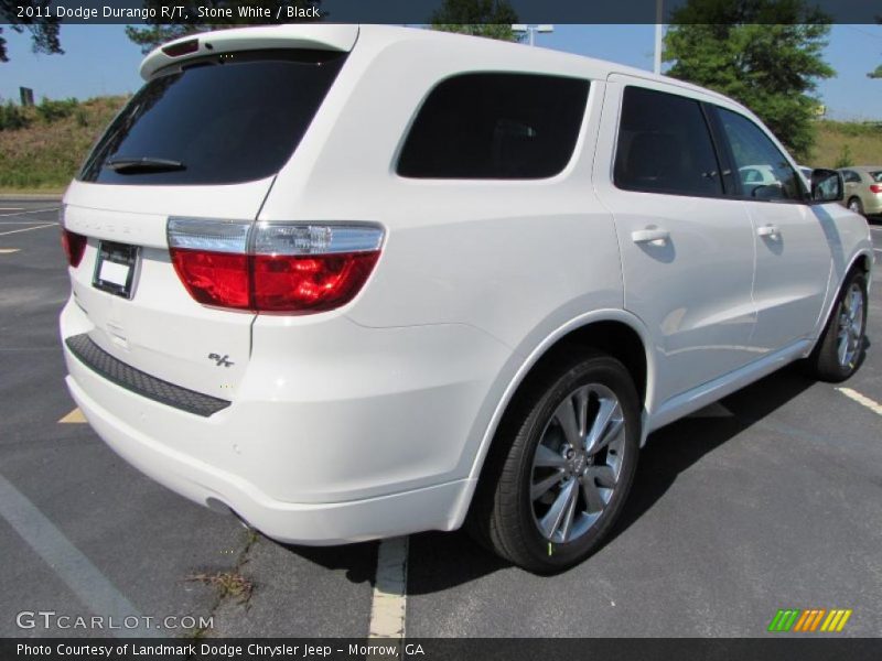 Stone White / Black 2011 Dodge Durango R/T