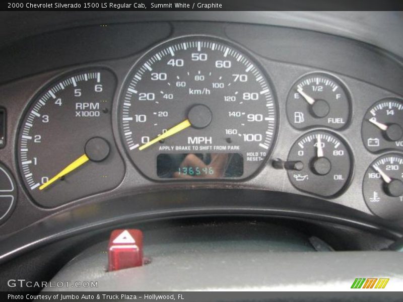 Summit White / Graphite 2000 Chevrolet Silverado 1500 LS Regular Cab