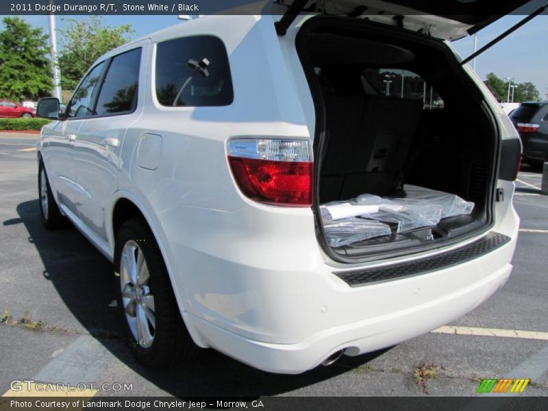 Stone White / Black 2011 Dodge Durango R/T