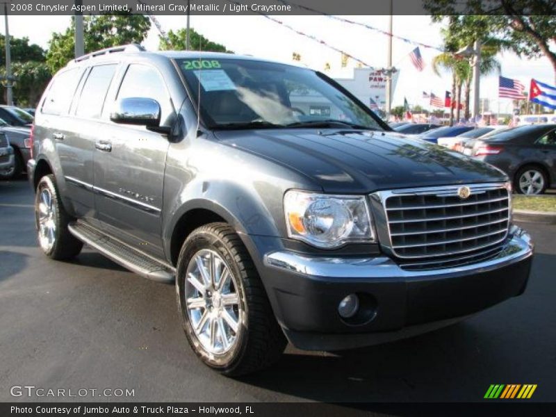Mineral Gray Metallic / Light Graystone 2008 Chrysler Aspen Limited
