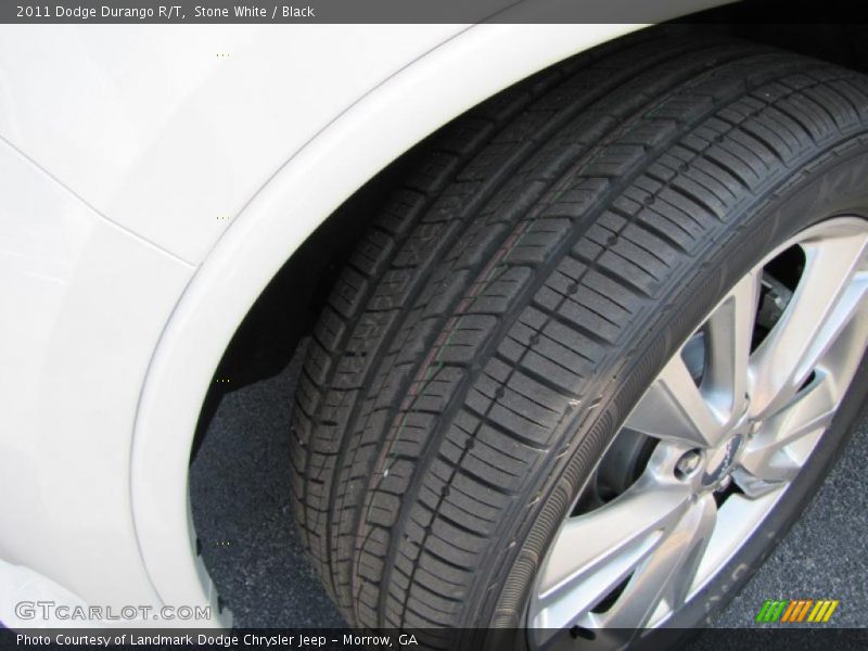Stone White / Black 2011 Dodge Durango R/T