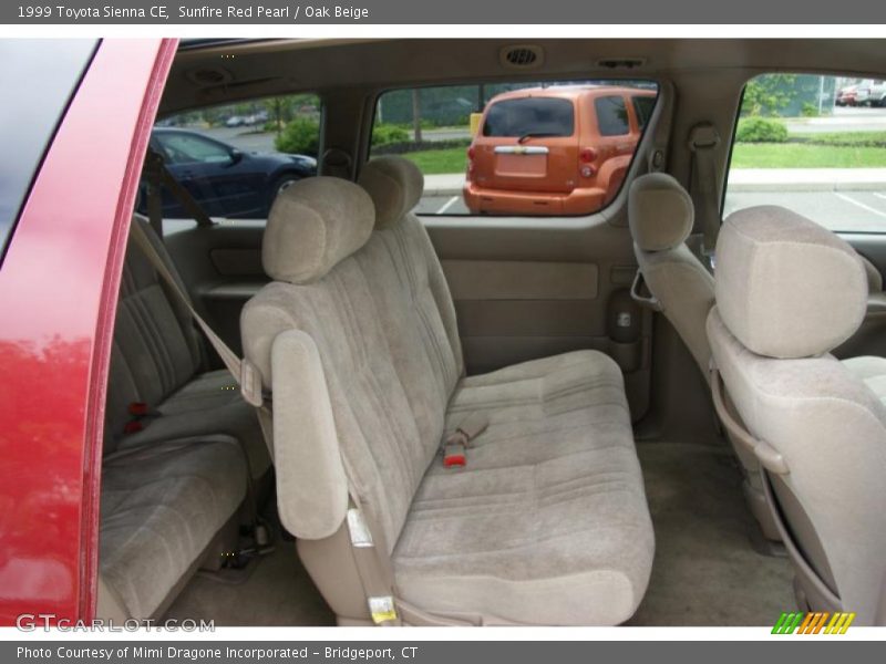 Sunfire Red Pearl / Oak Beige 1999 Toyota Sienna CE