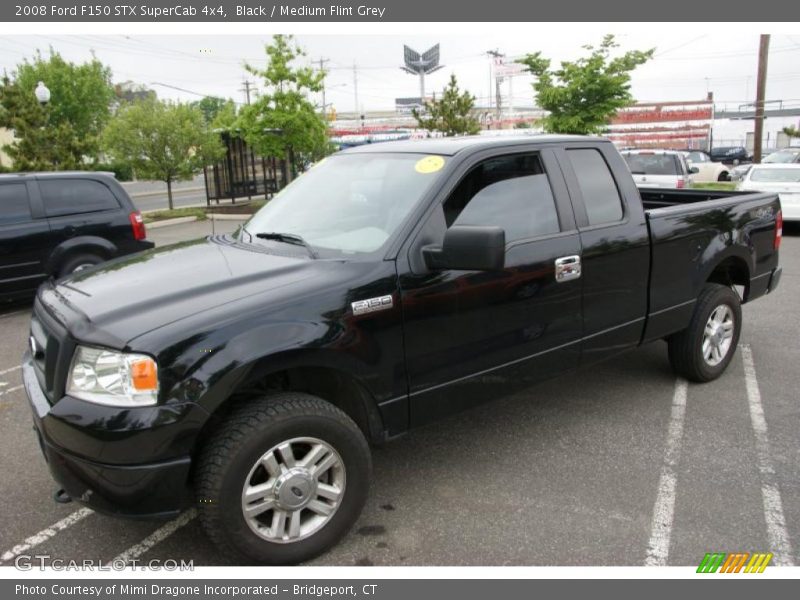 Black / Medium Flint Grey 2008 Ford F150 STX SuperCab 4x4