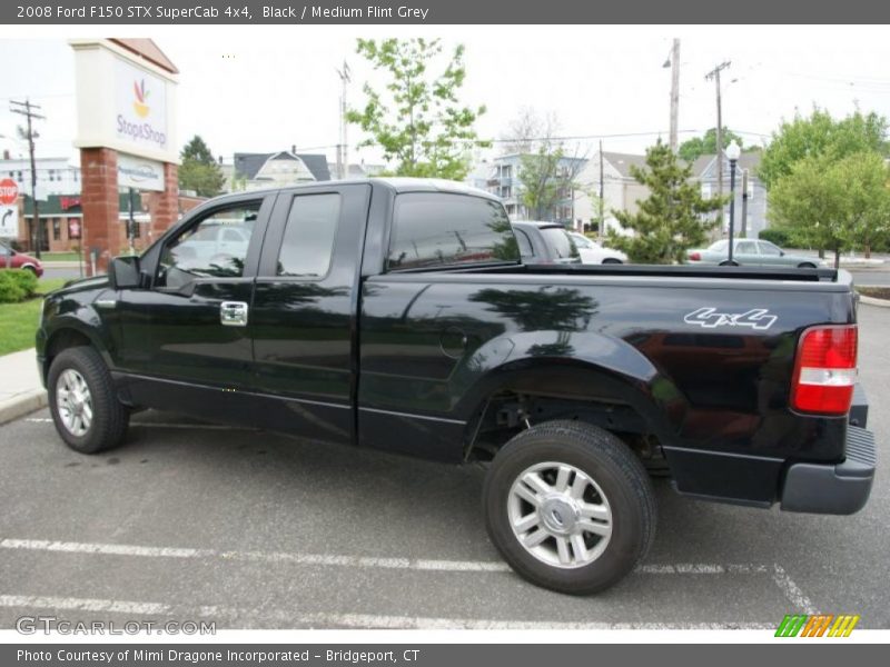 Black / Medium Flint Grey 2008 Ford F150 STX SuperCab 4x4