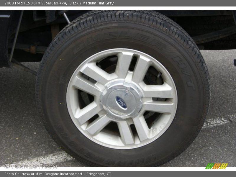 Black / Medium Flint Grey 2008 Ford F150 STX SuperCab 4x4