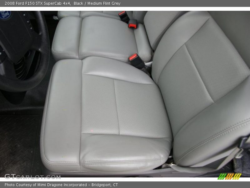 Black / Medium Flint Grey 2008 Ford F150 STX SuperCab 4x4