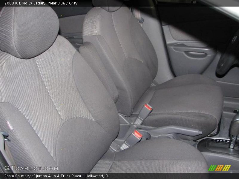 Polar Blue / Gray 2008 Kia Rio LX Sedan