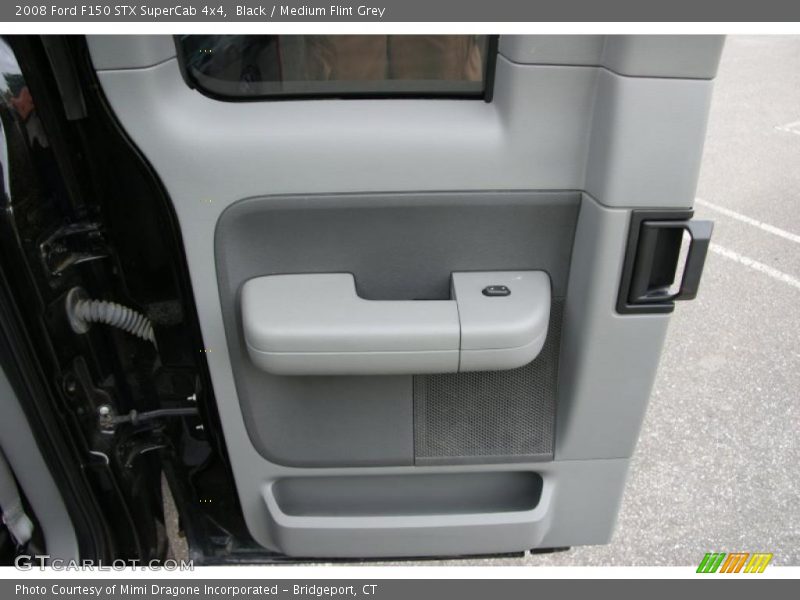 Black / Medium Flint Grey 2008 Ford F150 STX SuperCab 4x4