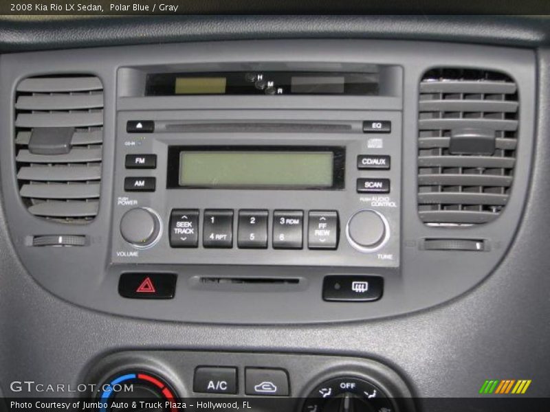 Polar Blue / Gray 2008 Kia Rio LX Sedan