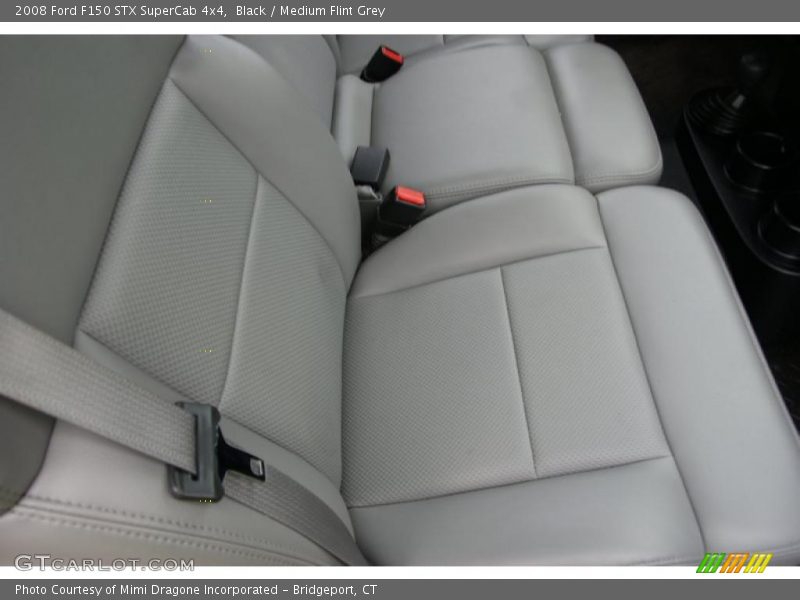 Black / Medium Flint Grey 2008 Ford F150 STX SuperCab 4x4