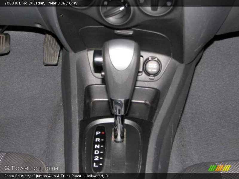 Polar Blue / Gray 2008 Kia Rio LX Sedan