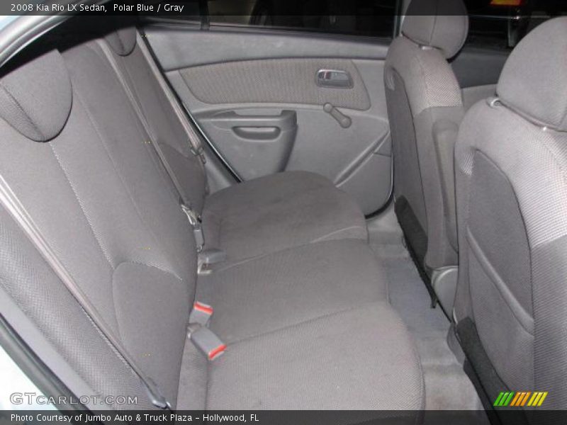 Polar Blue / Gray 2008 Kia Rio LX Sedan