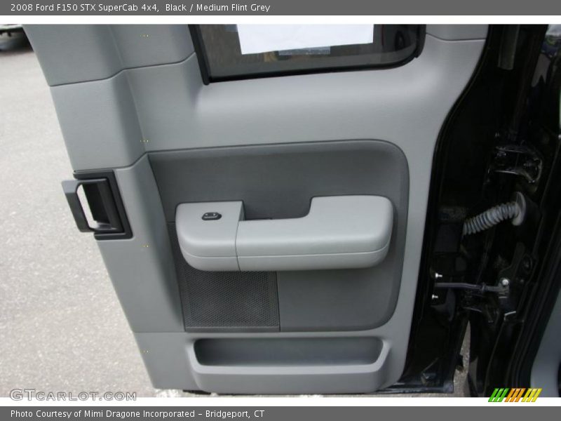 Black / Medium Flint Grey 2008 Ford F150 STX SuperCab 4x4
