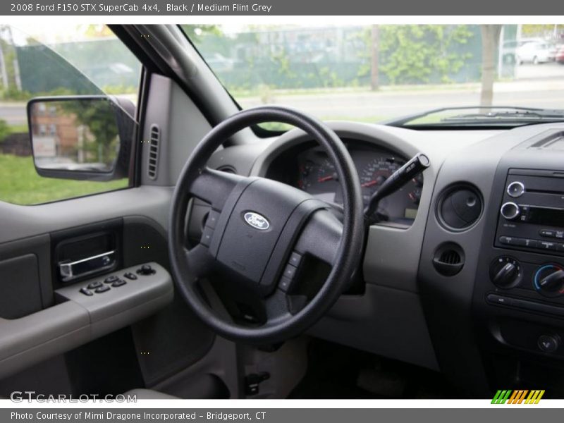 Black / Medium Flint Grey 2008 Ford F150 STX SuperCab 4x4