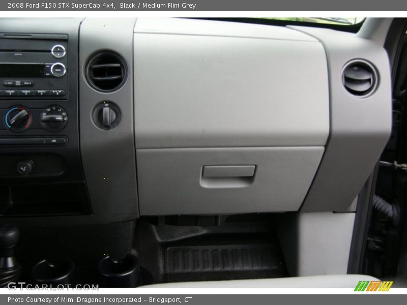Black / Medium Flint Grey 2008 Ford F150 STX SuperCab 4x4