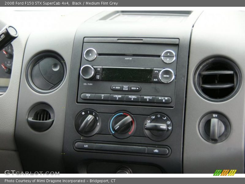 Black / Medium Flint Grey 2008 Ford F150 STX SuperCab 4x4