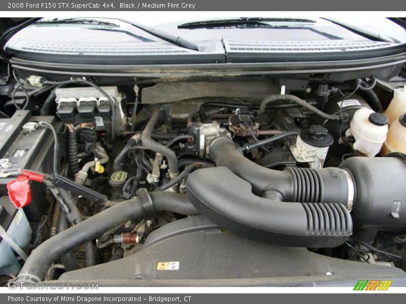 Black / Medium Flint Grey 2008 Ford F150 STX SuperCab 4x4