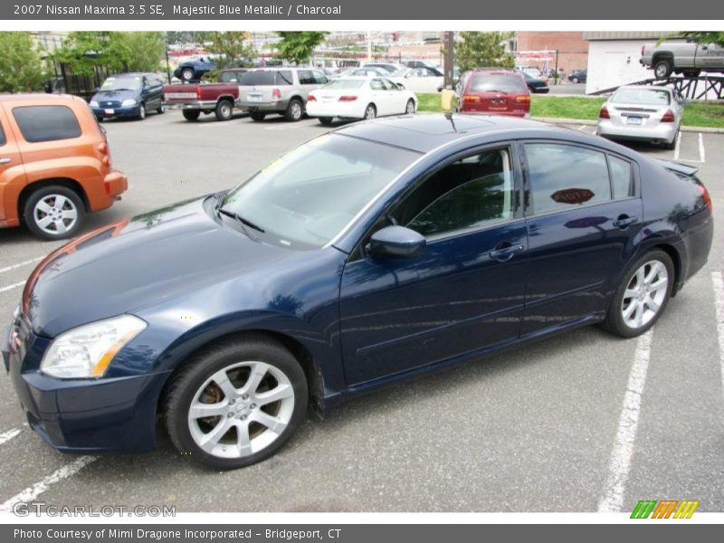 Majestic Blue Metallic / Charcoal 2007 Nissan Maxima 3.5 SE