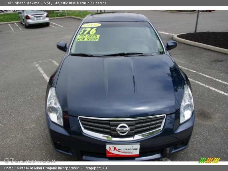 Majestic Blue Metallic / Charcoal 2007 Nissan Maxima 3.5 SE
