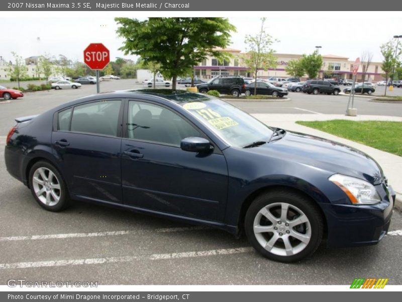 Majestic Blue Metallic / Charcoal 2007 Nissan Maxima 3.5 SE