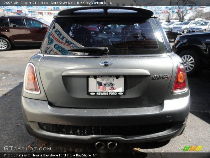 Dark Silver Metallic / Grey/Carbon Black 2007 Mini Cooper S Hardtop