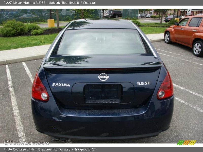 Majestic Blue Metallic / Charcoal 2007 Nissan Maxima 3.5 SE